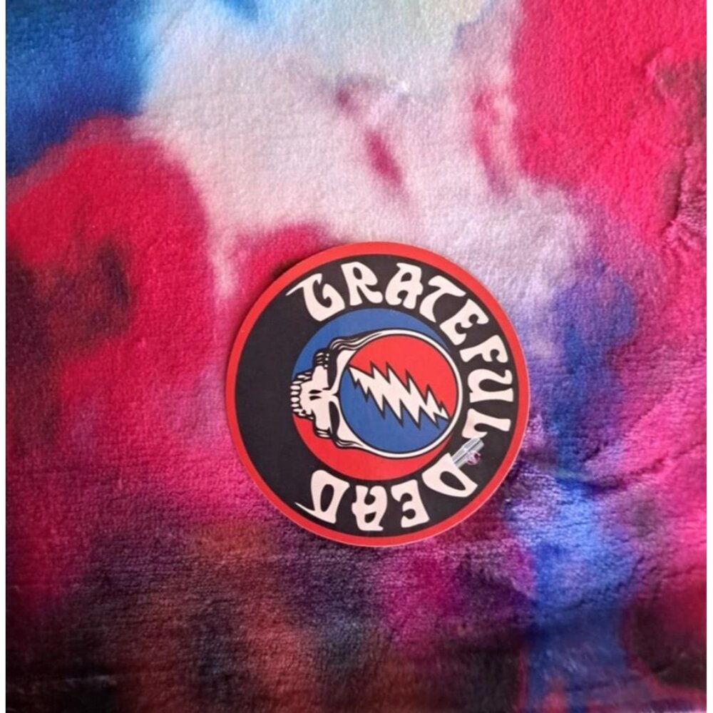 Grateful Dead Towel Beach Bath Pool Gift Cotton Dancing Bear Tie Dye Peace Sign - Picture 4 of 5